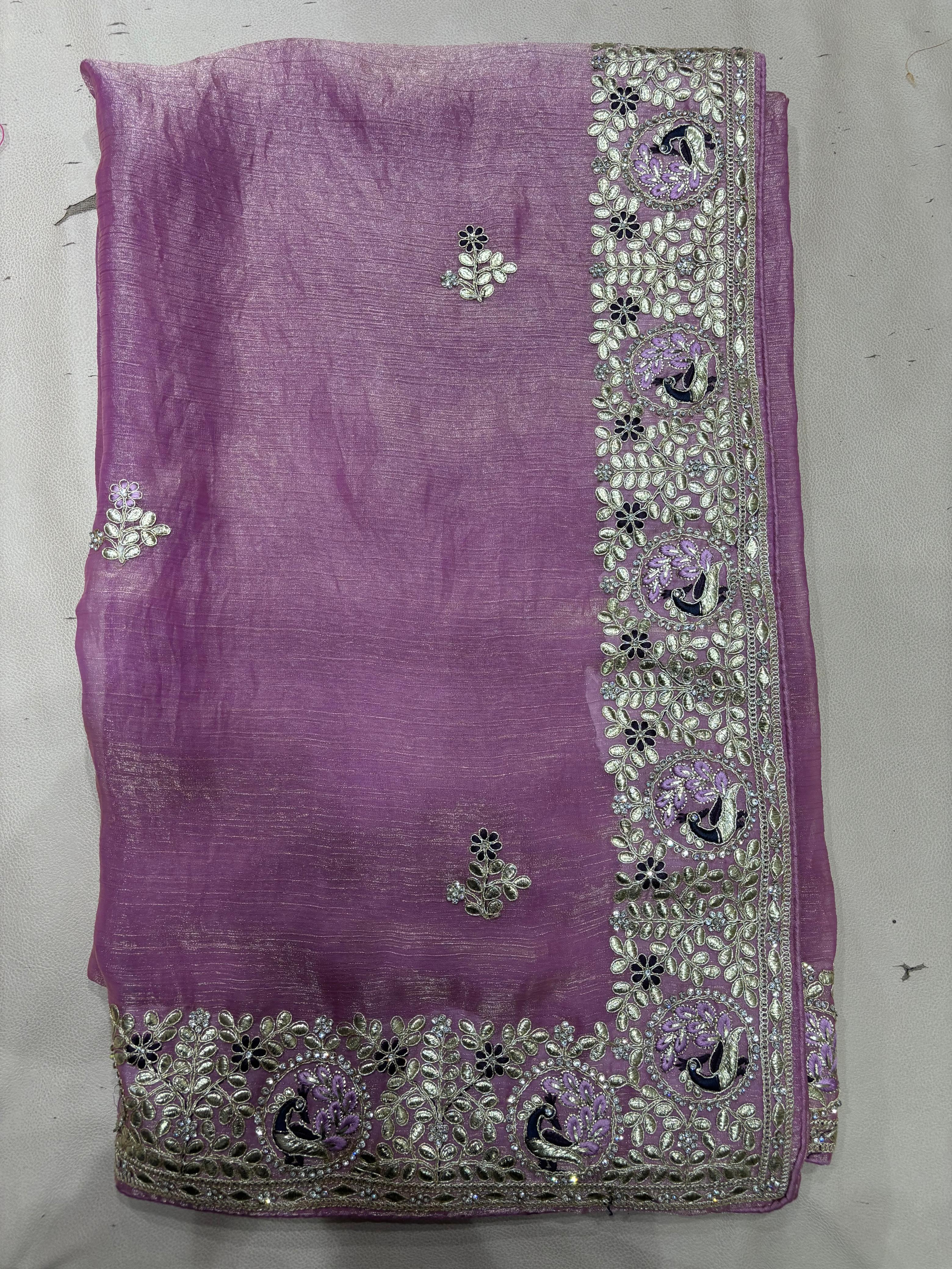 Work Saree